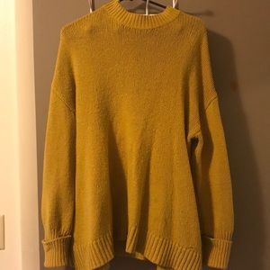 Mustard yellow UO sweater